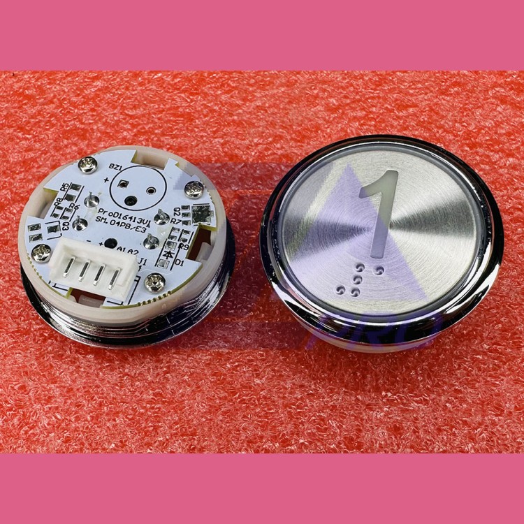 Кнопочный модуль "1" с кодом Брайля SM.04PB/E3 STEP KOYO